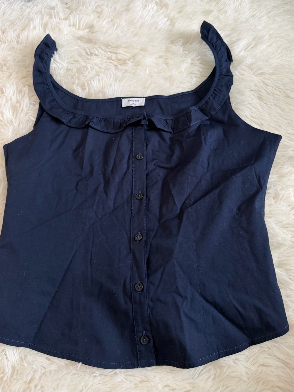 Aritzia Sunday Best Glenda Poplin Top - Picture 3 of 8